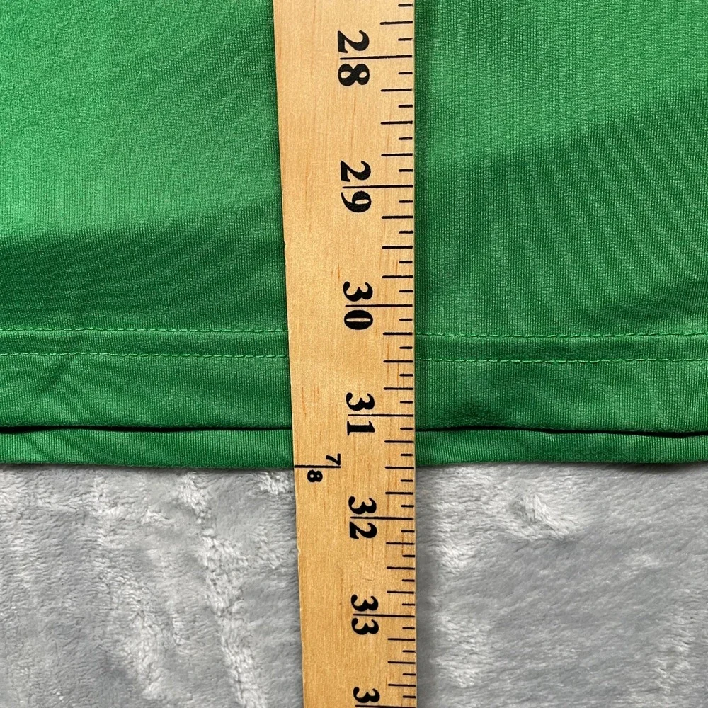 Box Seat Oregon Ducks Polo Mens XL Green Black Colorblock Performance Shirt